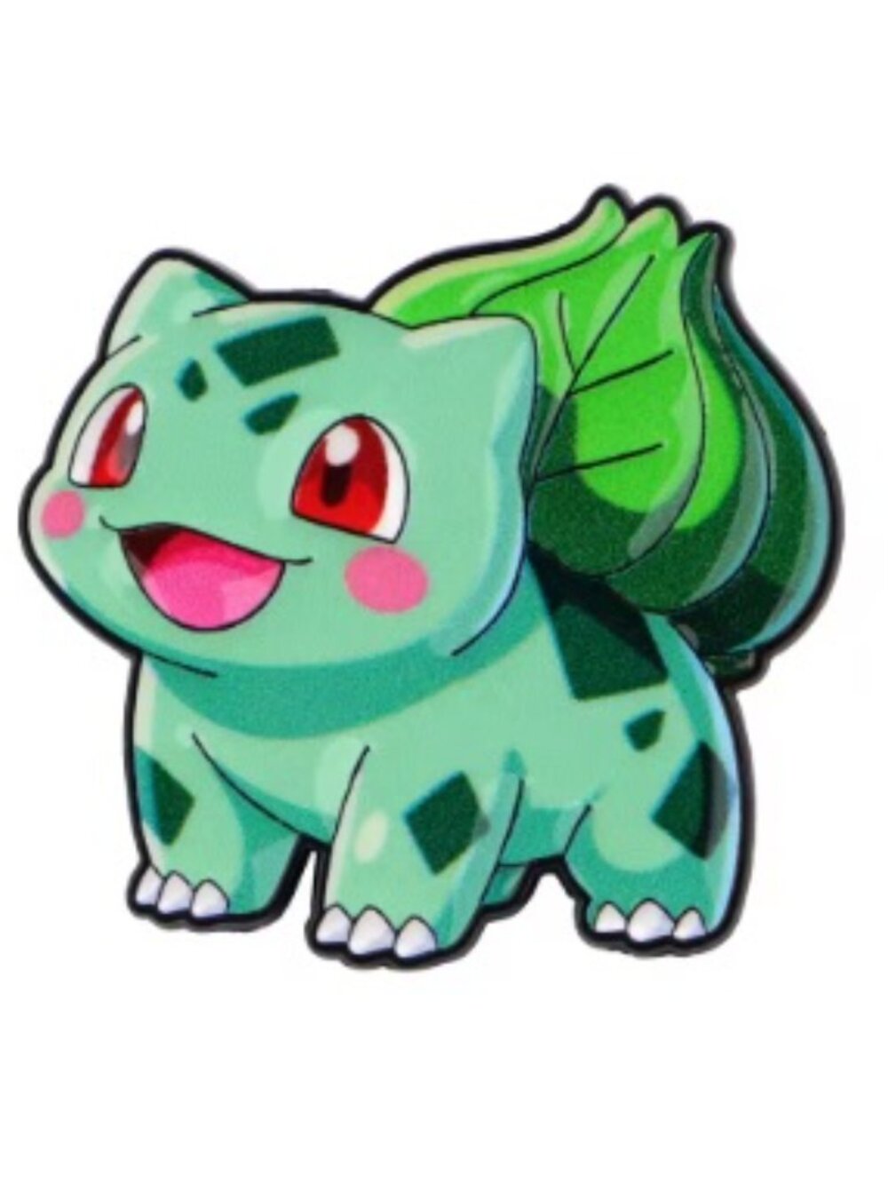 Pokemon Bulbasaur Chibi Monster Character Cute Kawaii Glossy Enamel Pin Brooch